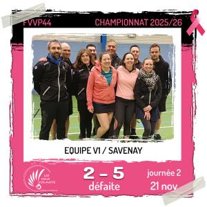 Rencontre J2 de la V1 : Vigneux contre Savenay (défaite)